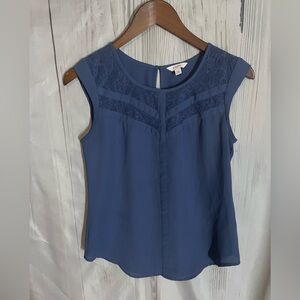 Candie’s XS Blue Sleeveless Blouse
